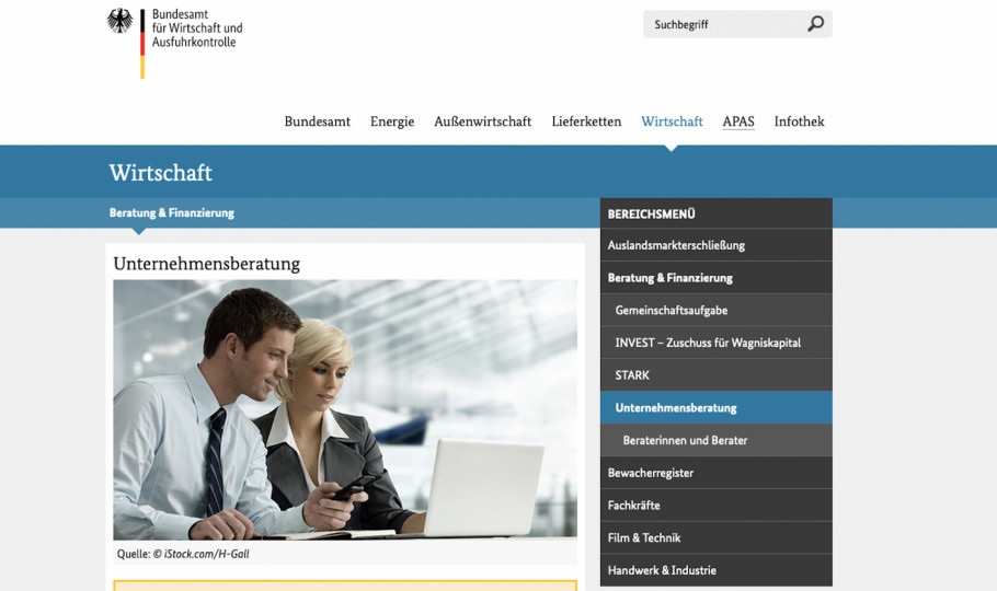 Neue BAFA Förderrichtlinie: KMU Förderprogramm für Unternehmensberatungen wird fortgeführt